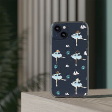 Ice Skaters Clear Impact-Resistant Phone Case