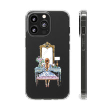 French Vanity Clear Impact-Resistant Case - (Red)