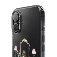 Light Blue Vanity Clear Impact-Resistant Phone Case