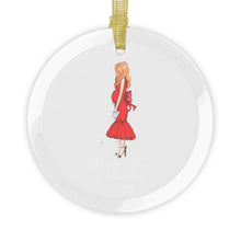 Bump's First Christmas (Red) Glass Ornaments