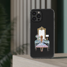 French Vanity Clear Impact-Resistant Case - (Red)