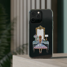 French Vanity Clear Impact-Resistant Case - (Red)