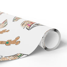 Gingerbread House & Cookie Holiday Wrapping Paper Roll