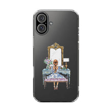 French Vanity Clear Impact-Resistant Case - (Red)