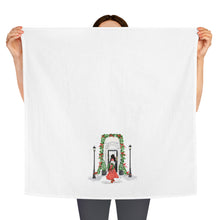 Pine and Plaid Tea Towel (Dark)