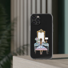 French Vanity Clear Impact-Resistant Case — (Brunette)