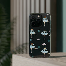 Ice Skaters Clear Impact-Resistant Phone Case