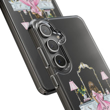 Light Blue Vanity Clear Impact-Resistant Phone Case