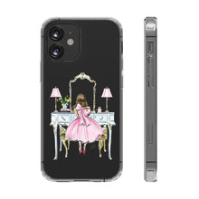 Light Blue Vanity Clear Impact-Resistant Phone Case