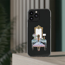 French Vanity Clear Impact-Resistant Case — (Brunette)