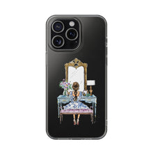 French Vanity Clear Impact-Resistant Case — (Brunette)