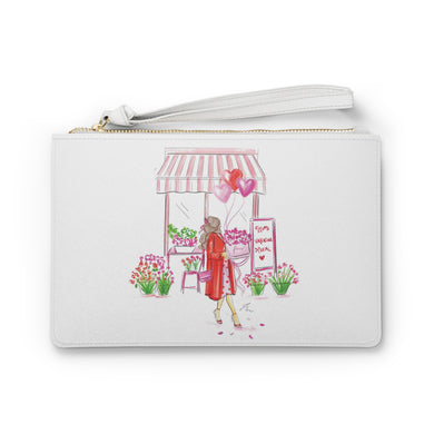 Fluer (Brunette) Clutch Bag