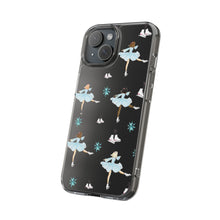 Ice Skaters Clear Impact-Resistant Phone Case