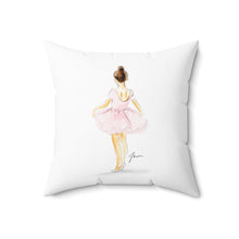 Little Ballerina (Brunette) Pillow