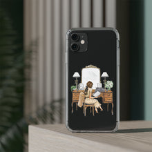 Antique Vanity Clear Impact - Resistant Phone Case - (Brunette)