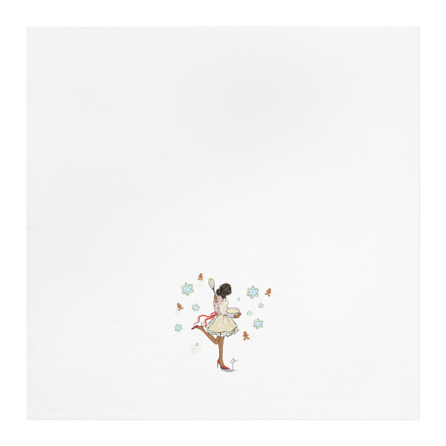 Baking Spirts Bright Tea Towel (Dark)