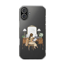 Antique Vanity Clear Impact - Resistant Phone Case - (Brunette)