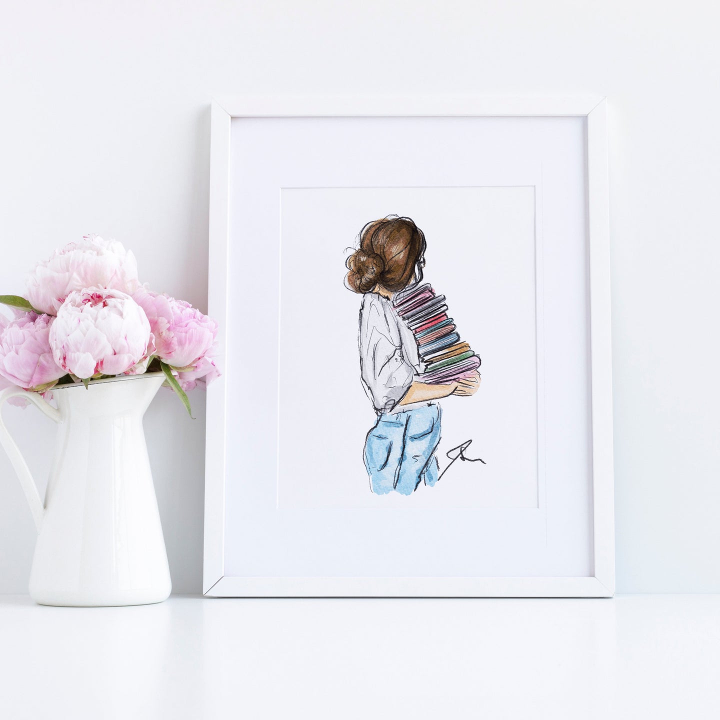 Bookworm Print