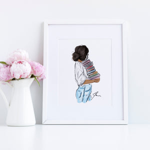 Bookworm Print