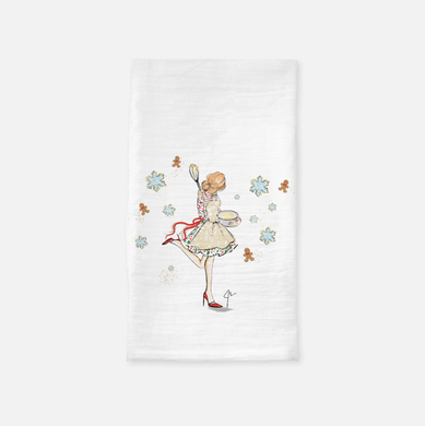 Baking Spirits Bright Tea Towel (Red)