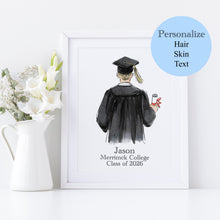 The Grad Tassel - Personalized Graduation Art Print