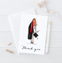 The Diploma Cards - Personalized Thank You Card Set