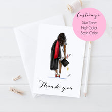 The Diploma Cards - Personalized Thank You Card Set