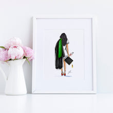 The Diploma - Personalized Graduation Art Print
