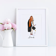 The Diploma - Personalized Graduation Art Print