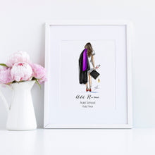The Diploma - Personalized Graduation Art Print