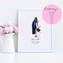 The Diploma - Personalized Graduation Art Print