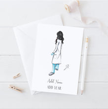 The Doctor Graduate Personalized Card - Classic Silhouette