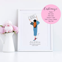 The Doctorate Grad - Personalized Graduation Art Print