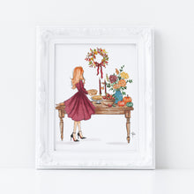 The Harvest Table Art Print