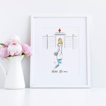 The Doctor Personalized Art Print - Classic Silhouette