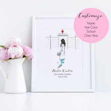 The Doctor Personalized Art Print - Classic Silhouette
