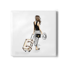 First Class Brunette Coaster