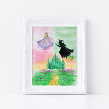 Bubbles and Broomsticks Art Print