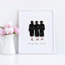 The Personalized Graduation Friends Art Print