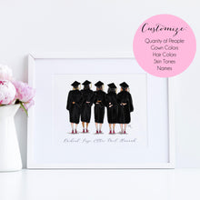 The Personalized Graduation Friends Art Print