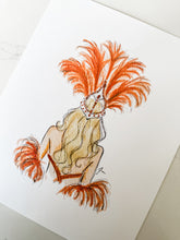 Feathers and Flare Art Print