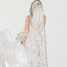 Custom Bride Portrait Illustration