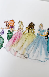 The Princesses Print
