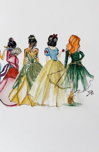 The Princesses Print