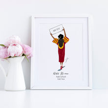 The Law Grad - Personalized Graduation Art Print