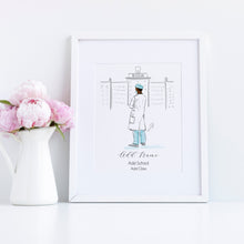 The Dentist Personalized Art Print - Tailored Style