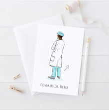 The Doctor Personalized Card - Tailored Silhouette