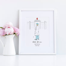 The Doctor Personalized Art Print - Tailored Silhouette