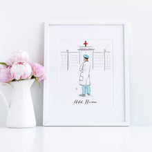 The Doctor Personalized Art Print - Tailored Silhouette
