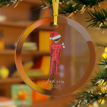 (Personalized) My Little Gift (Boy) Glass Ornament